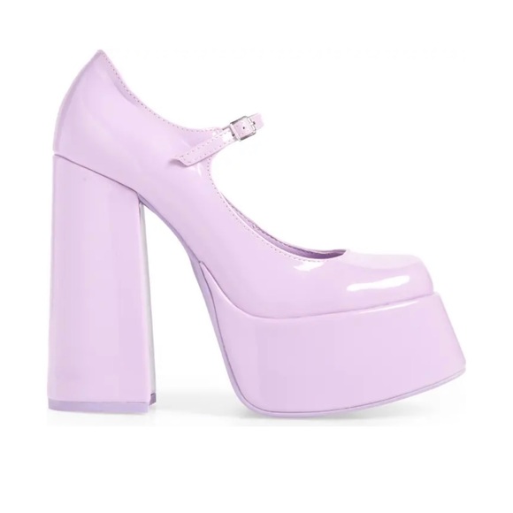 Jeffrey Campbell Shoes - 🛑SOLD🛑Jeffrey Campbell Mary J Platform Pump Lilac- Women’s 9M